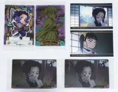 鬼滅の刃 胡蝶しのぶ 栗花落カナヲ レア ウエハースカード 一番くじ ステッカー