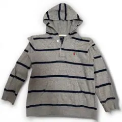 【00s】POLO RALPH LAUREN ボーダー パーカー M