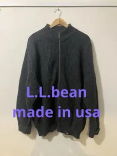 80s l.l.bean ドライバーズニット