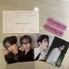 zb1 RICKY トレカ 4枚セット+カード、シール