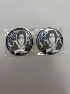 NARUTO ナンジャタウンコラボ うちはイタチ 缶バッジ 2個セット①