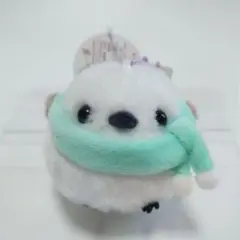 ふくふく シマエナガ ぬいぐるみ 冬支度 ユメちゃん　JBサイズ 特 ≪10月の新商品≫ふくふくシマエナガ冬支度-NEW ITEM