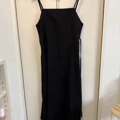 ブラックキャミワンピース ロング JUNOAH