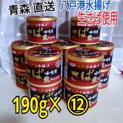 ☆日本ハムグループ宝幸　八戸港水揚げさば味噌煮 国産鯖味噌煮 総量190g⑫缶のサムネイル