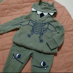babyGAP★ドラゴン 恐竜 セットアップ 裏起毛 パーカー＆パンツ