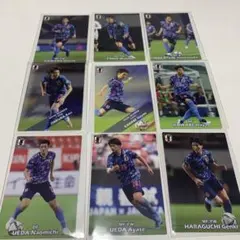 サッカー日本代表　カルビー　カード