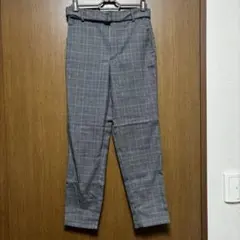 グレンチェック パンツ