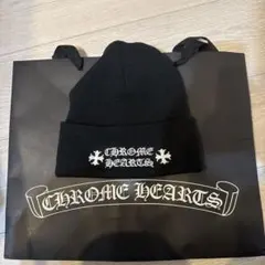 CHROME HEARTS ニット帽 ビーニー ブラック