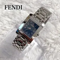 極美品 FENDI フェンディ 7000L レディース　クオーツ腕時計 青文字盤