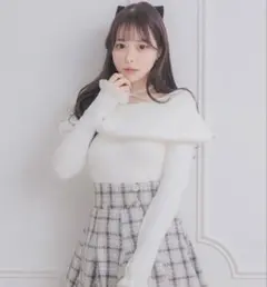 rosé muse cut out lace point knit tops - メルカリ