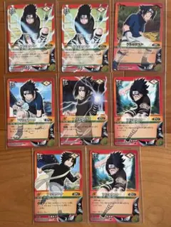 NARUTO ナルト うちはサスケ カード 3枚セット 旧カード - メルカリ