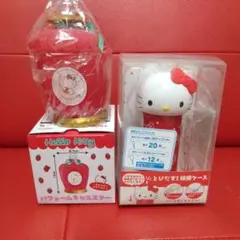 ハローキティ パフュームキャニスター＆とびだす綿棒ケースのサムネイル