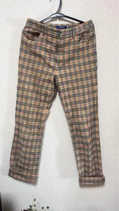 BURBERRY BLUE LABEL チェック柄パンツ 38