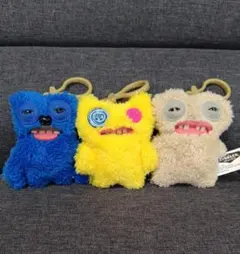FUNNY UGLY MONSTER キーリング マスコット ぬいぐるみ　３種