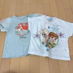 アリエル　アナ雪　Tシャツ　120cm 2点セット