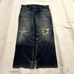 Levi's 552 ダメージデニム　y2k grunge W36 L32
