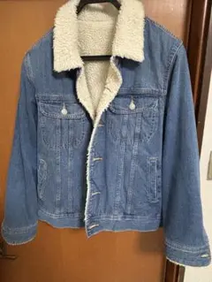 GU デニムジャケット L-101 ボア襟