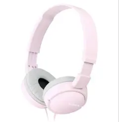 SONY 有線ヘッドホン ピンク - メルカリ