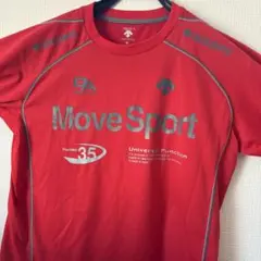 DESCENTE Move Sport 長袖シャツ M レッド