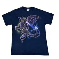 00’s Y2K JERZEES ドラゴン 龍 Tシャツ ブラック 黒 L 古着