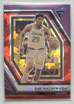 八村塁　NBA 2023 Panini FLUX Red Ice Prizm