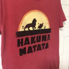 Disney ライオンキング　アニメTシャツ ディズニーキャラ映画