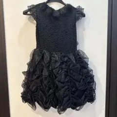 【匿名配送】　ドレス　ブラック　130