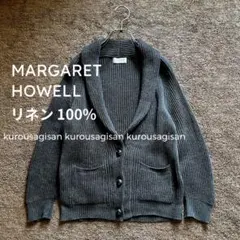 マーガレットハウエル■リネンカーディ CHUNKY LINEN KNITのサムネイル