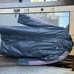adidasベンチコート / 紺色、お子様用 ⇨値下げ❗️