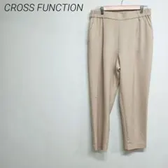 CROSS FUNCTION ベージュ ゴムウエスト スラックス　LL