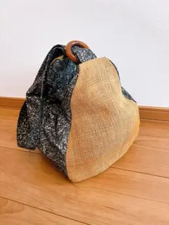 しな布 クラッチバッグ 藍 出羽の織座 - メルカリ