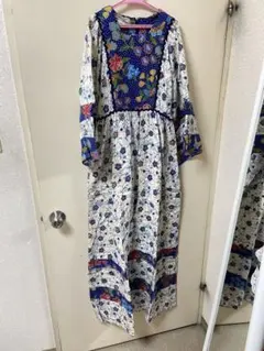 ７０s パッチワークワンピース 和調パッチワークワンピース◎ | 京都通販ミセスのファッション