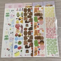 韓国作家　シール　ステッカー　5枚セット