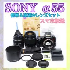 ✨SONY α58✨Wズームレンズ✨ショット数952✨初心者おすすめ✨一眼レフ