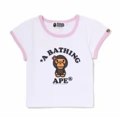 A Bathing Ape Tシャツ ホワイト ピンクのサムネイル