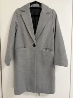 チェスターコート グレー レディース アウター