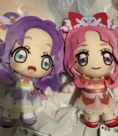 名探偵プリキュア！ コロっとまんまる プリフェイスぬいぐるみvol.1　2体