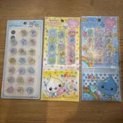 【正規品】しずくちゃん、トムとジェリー　おはじきシールまとめ売り