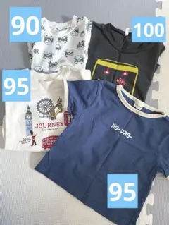 【4枚セット】ベビー服　半袖Tシャツ　90〜100のサムネイル
