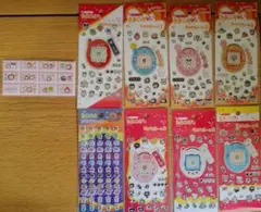 たまごっち　ちょこぶろっくしーる　プチプチシール　キラキラシール