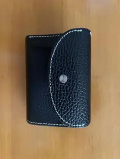 【美品】Iru×IKENOHATA GINKAWATEN 財布 Black Iru×IKENOHATA GINKAWATEN】PUEBLO LEATHER COMPACT WALLET / 受注生産