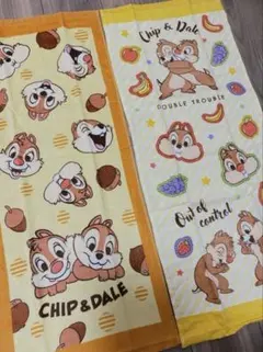 チップとデール　フェイスタオル　ディズニーキャラクター