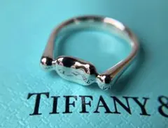 ティファニー　ビーンズ　Sスモールサイズ　ペレッティ　シルバーリング　Ag925