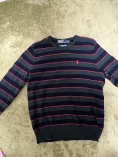 【希少】90sPolo Ralph Lauren ボーダーニットのサムネイル