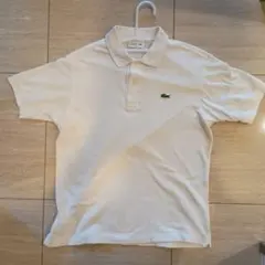 LACOSTE クラシックフィット ポロシャツ日本サイズ L ホワイト