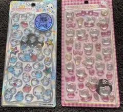 国内正規品　ボンボンドロップシールキティ＆光るジュエルプチドロップあわわちゃん