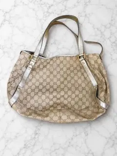 OLD GUCCI スカーレット トートバッグ ハンドバッグ gg シマ - メルカリ
