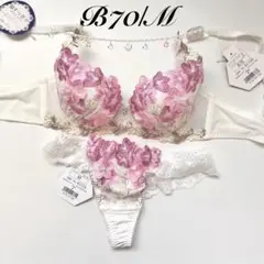 B70/M わけあり？ スリールコルザ ドゥペルル ブラジャー&ショーツ OWのサムネイル