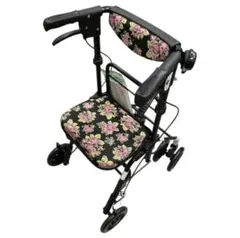 島製作所 SHIMA スカイウォーカー S シルバーカー　カート　花柄　黒 Amazon.co.jp: SHIMA 島製作所 スカイウォーカーS 花柄