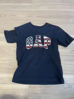 GAP ネイビー Tシャツ アメリカ国旗風